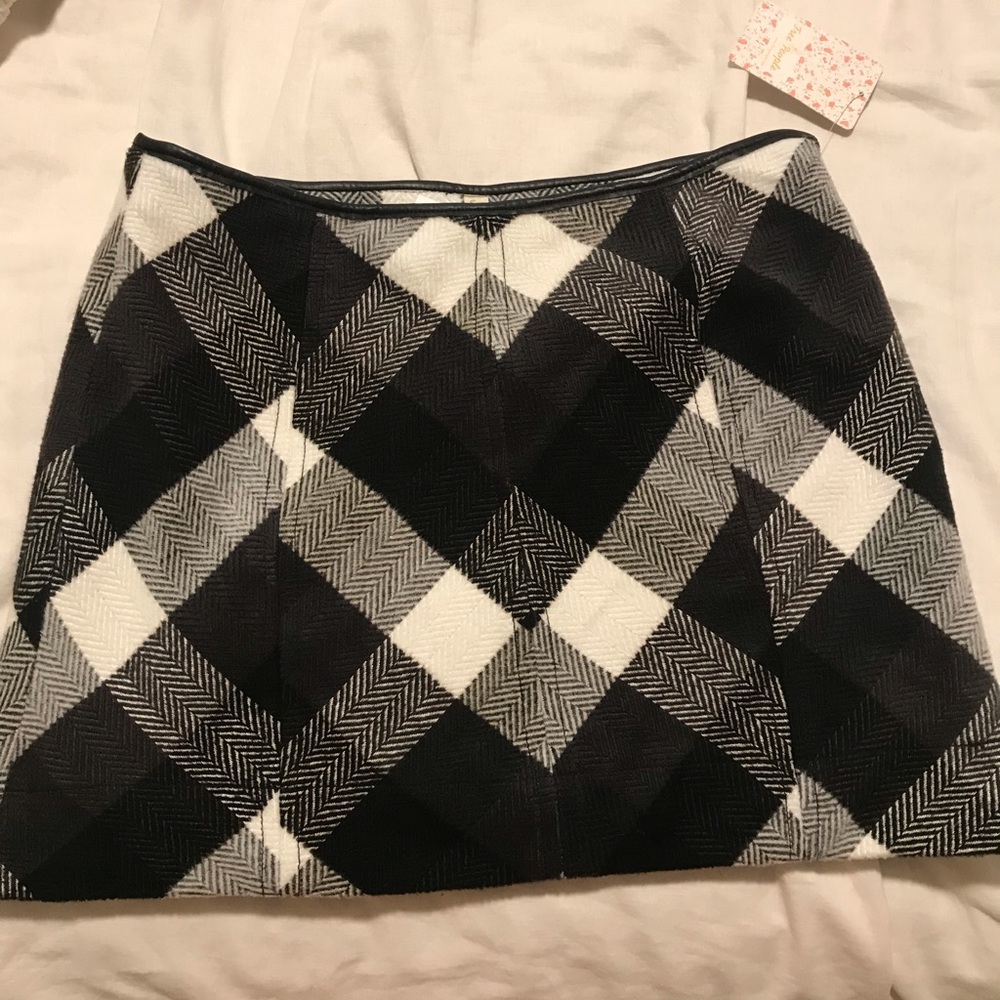 Free people flannel Skirt